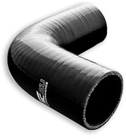 FMIC.EU PERFORMANCE Tuyau en silicone LLK - Coude en silicone - 90° - 70 mm - Pour turbocompresseur - Noir