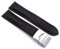 Sulla 22mm Uhrenband Genuine Leder Armband mit Faltschließe aus Edelstahl Dunkelbraun