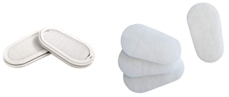 GVS SPR316 Paar P3 Ersatzfilter & GVS SPM421 Elipse Aktivkohle-Vorfilter-Pads Set