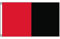 Stormflag Drapeau Rouge et Noir 90x150cm Drapeau Deux Couleurs 3x5ft Polyester pongé 90g avec œillets et Double couture