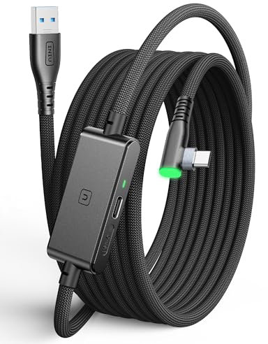 INIU Cable Link para Meta Oculus Quest 2 Pico 4 y Gaming PC Steam VR Carga Rápida