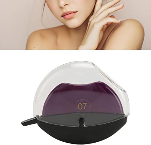 Lippenform Lippenstift Fauler Feuchtigkeitsspendender Farbwechselnder Langanhaltender Matter Lippenstift mit Feinem Glitzer für Frauen (#7)