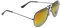 Miobo mit Edelstahl Metall Gestell Sonnenbrille Schwarz Gold