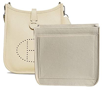 Lckaey Filz-Organizer für Hermes Evelyne III TPM PM GM Tascheneinsatz Mini 16 29 33 Tasche Geldbörse Organizer Y003 Khaki-L