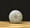 ARTISNO Hand Painted Mandala Ceramic Cabinet Drawer Pull/Use for Cupboard, Wardrobe Door/Kitchen Cabinet Pull- Grey Knobs, Black Knobs- Set of 10 (Grey)