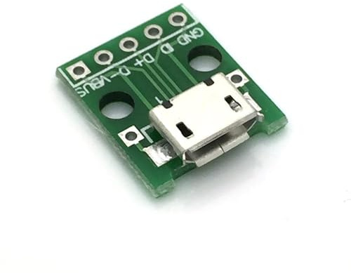 BerryBase Micro USB 2.0 Breakout Board - Micro B Buchse - Lötpads