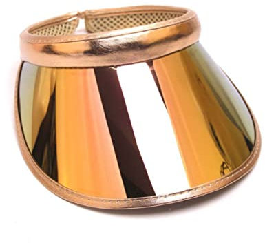 SHOWERORO Fashion Uv-Proof Empty Hat for Men and Women Lightweight Wide Brim Sun Cap for Beach Outdoor Activities and Travel () Champagne