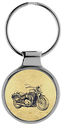 KIESENBERG 3D Porte-clés Cadeau pour Triumph Bonneville Speedmaster Moto Fan A-5558