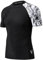 HUGE SPORTS Kurzarm Rashguard Herren Wasser Sonnenschutz Schwimmshirt Schnelltrocknend Rash Guard Shirt für Schwimmen Surfen Tauchen (Schwarzer Adler,S)