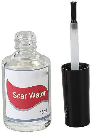 Collodion Rigide de Maquillage avec Pinceau, Liquide de Cicatrices de Maquillage, Maquillage Liquide de Cicatrices, Liquide D'effets Spéciaux Cosmétiques Réalistes pour la