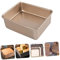 HOMSFOU 1stk Kuchenform Kuchenbackblech Quadratische Muffinform Metall Tablett Backform Aus Edelstahl Käse-pizza Bratfischtablett Keksform Aus Blech Mini Kuchen Ofen Rostfreier Stahl Toast