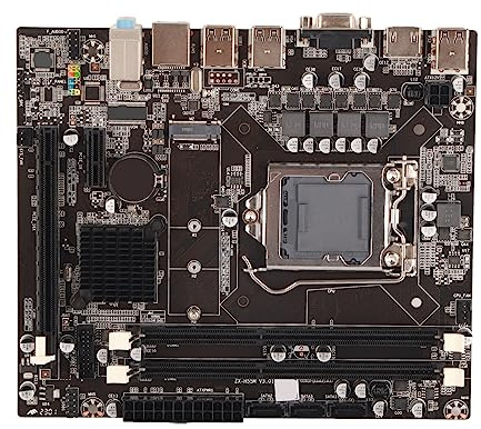 Yctze Placa Base para Computadora de Escritorio H55 LGA 1156 USB3.0 Placa Base de Doble Canal DDR3 1066 1333 1600 Placa Base de Computadora para I7 I5 I3 de Doble Canal DDR3 1066