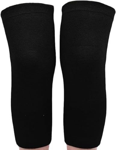 Bambus Kniebandage 2 Stück，kniebandage aus bambus，2 stück kniebandage für damen，active life 2.0 kompressions-kniebandage，Kniebandage Sport-Knieschoner Atmungsaktiv Und Bequem Für Damen Und Herren(XL)