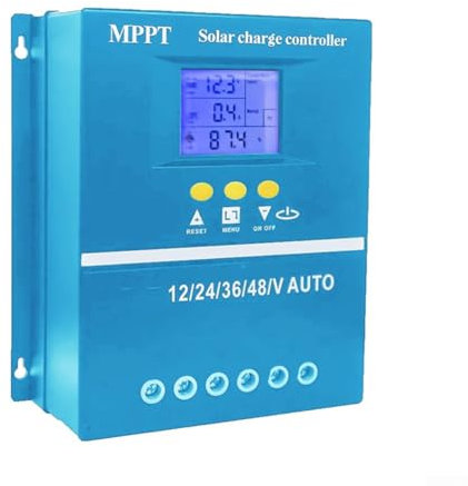 RANRAO 60A/80A/100A 12V-48V MPPT Solar Laderegler PV Ladegerät Controller LCD Display Batterie Intelligenter Regler (100A), 4GV8833S4LAU241FUY48KLT805J8