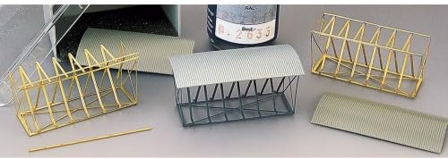 Weinert 3236 H0 Fahrradständer überdacht für 12 Fahrräder, Messing-Ätzteile