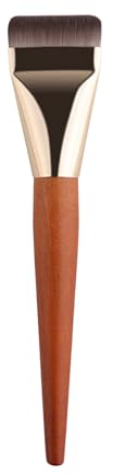 Ultra Thin Foundation Brush, Flat Top Ultra Dünn Make-Up Pinsel, Flacher Concealer Pinsel, Foundation Make-Up Pinsel, Flüssiger Puderpinsel Für Cremige, Pudrige Oder Flüssige Foundation (A)