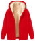 ZWDC Damen Winterjacke Warm Fleecejacke Winter Sweatjacke mit Kapuze Elegant Einfarbig Übergangsjacke Große Größen Kapuzenpullover mit Taschen Lässige Wintermantel mit ReißVerschluss Plüschjacke