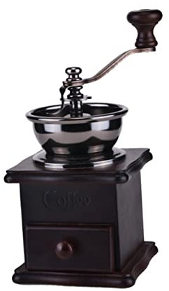 Garneck Hölzerne Gratmühle Grat Kaffeemühle Manuelle Kaffeemühle Mit Mahlwerk Espressomühle Manuelle Schleifmaschine Kaffee Handmühle Getreidemühle Manuelle Kaffeebohne Bambus Brown