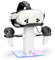 CBDYWVR for MetaQuest 3S Headset Charging Dock, RGB Vertical Charging Stand Compatible for Quest 3S/3/2 VR Accessories Holder with LED Indicator (White)