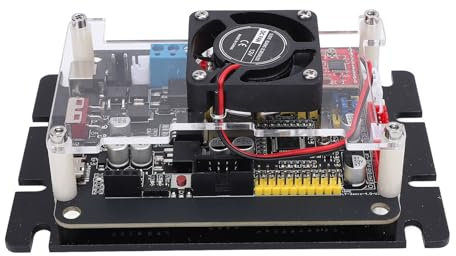 CNC-Graviermaschinen-Steuerplatine, GRBL 1.1 CNC-Controller-Router mit Lüfter für 2-Achsen-3-Achsen-Graviermaschine 32-Bit-GRBL-Steuerplatine