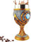 Verres à vin – Verres à vin royal, verres médiévaux de la Renaissance | Petit calice décoratif médiéval, œuvre d'art complexe, verre à calice vintage multifonctionnel pour communion, Noël et gadgets