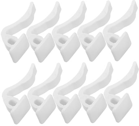 BUGUUYO 10pcs Radiator Pipe Covers Clips Plastic Radiator Hook Fan Shroud Hose Clip Replacement Hanger Safety Cover