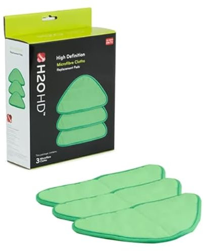 H2O HD Microfibre Cloths (3 Pack) Green