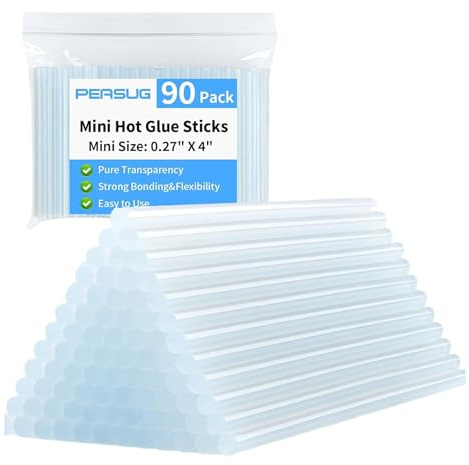 200 barras de pegamento caliente de 100 x 7 mm, barras de pegamento transparente para pegamento caliente, ideal para bricolaje, manualidades, pasatiempos (transparente, A)