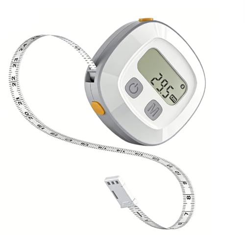 Zhdbchyuu Einziehbares -Maßband, für Körper-, Taillen-, Hüft-, Brust- und -Messungen, Fitnesswerkzeug, Synchronisiert mit APP.