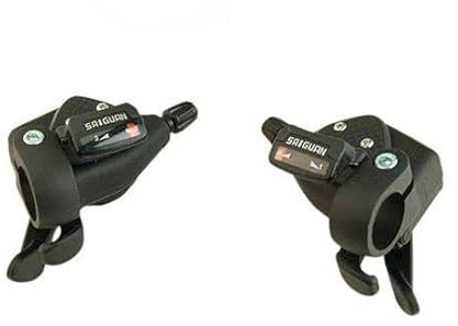 Manette vtt rapid. push-pull 6x3v. compatible shimano noir (pr)