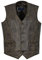 Smart Range 5226 Herren-Weste, modisch, stilvoll, schmutziges Braun, echtes klassisches Designer, echtes weiches Lammfell, Lederweste, Dirty Brown, XXXL