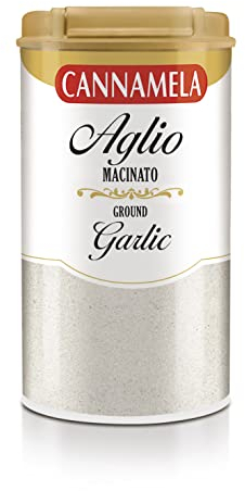 Cannamela, La Dispensa, Aglio Macinato Essiccato, Confezione da 100 g, Ideale per Sughi, Zuppe, Pesti e Salse Speciali, per Dare un Tocco Saporito a Patate e Bruschette