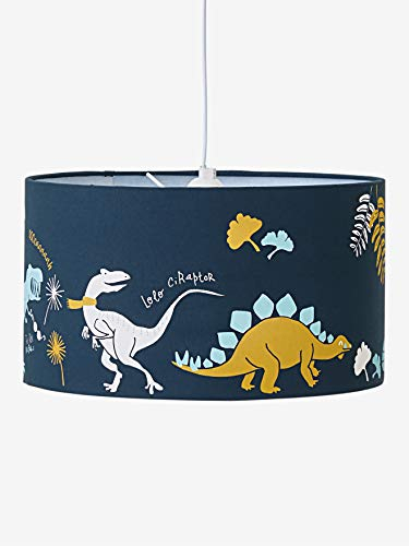 VERTBAUDET Kinderzimmer Lampenschirm,Dinoland petrol ONE SIZE