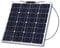 Panneau Solaire 50W, 12V Panneau Solaire Flexible Extérieur Portable Chargeur Panneau Solaire Pliable Puissant Imperméable pour Travail Extérieur, Voyage ou Camping.
