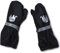 Celavi Unisex gepolsterte PU Kinderhandschuhe (Schwarz, 0)