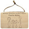 Familienschild aus Holz, personalisiert mit Nachnamen und Vornamen der Familie + lustigen Sprüchen - Türschild, Familientürschild, Familienwappen, Klingelschild, Haustürschild, Namensschild