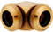 Corsair Hydro X Series XF Hardline 90 Degree 12mm OD Fittings, Twin Pack (Solid Brass Durability, Quality Finish, Double O-Ring Hardline Compression Design, Easy 12mm Diameter Tubing Fitting) Gold