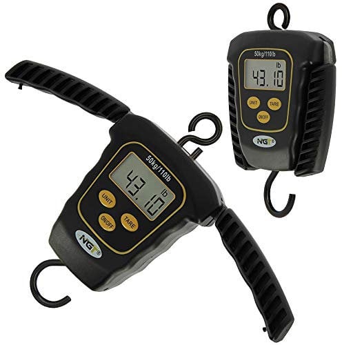 DNA NGT Compact Carp Fishing Digital Weigh Scales Folding Handles 110lb / 50kg Capacity