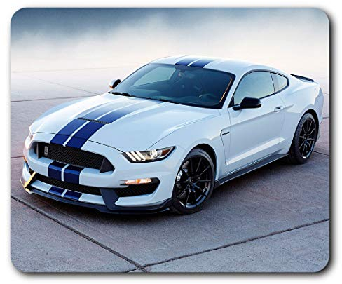 Souris Confortable Mat - American Muscle Car Mustang 23,5 x 19,6 cm (9,3 x 7,7 Pouces) pour Les Ordinateurs et Ordinateurs Portables, de Bureau, Cadeaux, Base antidérapante - RM8958