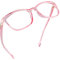 LifeArt Blaulicht-Schutzbrillen, Computer-Lesebrillen, Spielbrillen, TV-Brillen für Frauen, Männer, Blendschutz (Transparentes Rosa, 1.25 Vergrößerung)