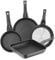 WMF - Juego de sartenes de Aluminio Fundido Permadur Premium 28 cm + 24 cm + 20 cm + Sartén Grill de 28 cm x 28 cm