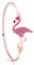 BNQL Be a Flamingo in a Flock of Pigeons Armband, Flamingo-Armband, Positivität, sei du selbst, BFF Geschenk, 20 cm, Edelstahl, Zirkonia