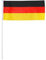Deko Fahnen 11er Set Deutschland Flagge - Partydeko für EM2024 - Perfekt zum dekorieren - Ideal für Europameisterschaft 2024