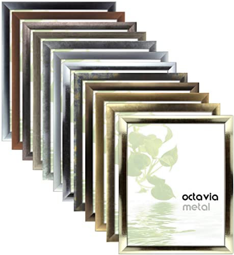 myposterframe Bilderrahmen 60 x 90 cm Octavia Kupfer dekor mit Kunstglas klar