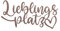 Bergliebe Schriftzug Lieblingsplatz Nussbaum | Wanddeko | Dekoschild | Zuhause | 3D Wandtattoo ca. 40x20 cm Pohmer Design