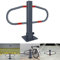 YRHome Barrière de Parking Forme Arc Pliable - Barrière de Stationnement Cadenas avec 2 Clés - Arceau de Parking avec Bandes Réfléchissantes - Entrée Ruelle Barrière Rabbatable - 51 x 73 x 18 cm