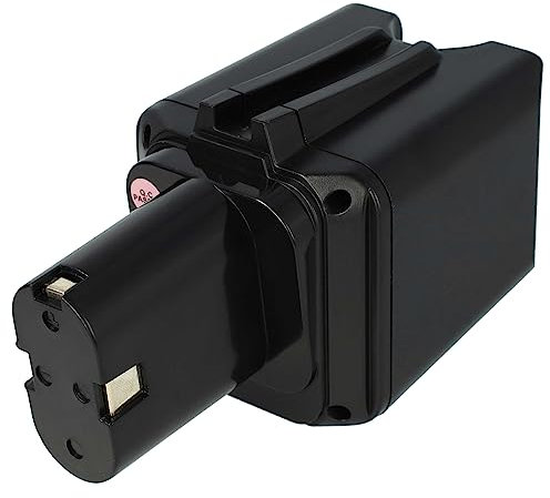 vhbw 1x batteria compatibile con Bosch GSC 9.6V, GSB 9.6VET, GSB 9.6VE, GBM 9.6VESP, GBM 9.6VES, GSB 9.6VES utensile elettrico (1500 mAh, NiMH, 9,6 V)