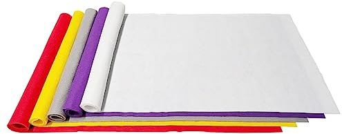 Jtnohx Weiches Handwerk Filz-Stoffbögen Bündel, 40x100cm Farbig Filz, Bastelfilz Stoff zum Nähen, Filzstoff für Party Festival Serie Dekorationen(Farben der Valentinstagsserie)