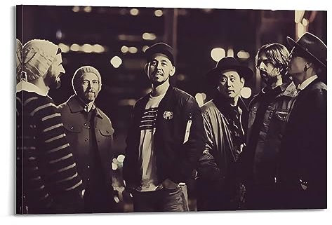 VZRSQZK Band Linkin Park-Poster, dekoratives Gemälde, Leinwand-Wandposter und Kunstdruck, modernes Familienschlafzimmer-Dekor-Poster, 50 x 75 cm