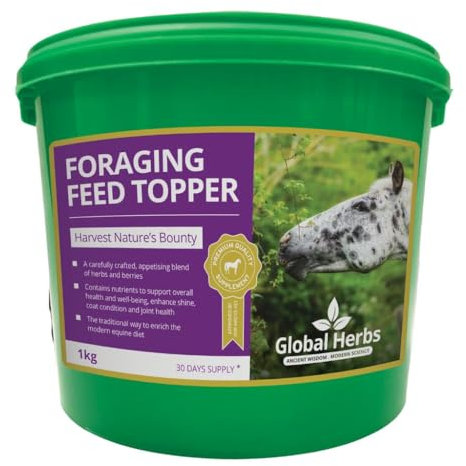 Global Herbs Foraging Feed Topper for horses 1kg